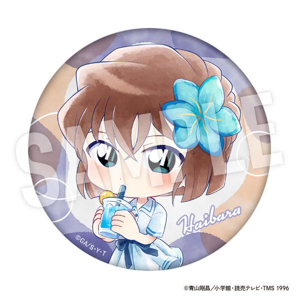 名探偵コナン デフォルメ 七夕 ver. アクスタ アクキー 缶バッジ 灰原哀 コナン、灰原哀、萩原千速らが海辺でリラックス♪「名探偵コナン」新作