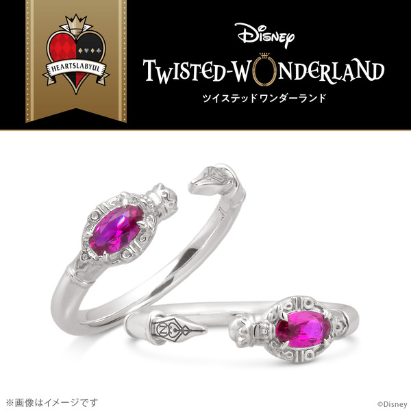 ディズニー ツイステ」魔法石をイメージしたカラーストーンが輝く