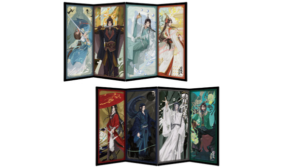 天官賜福」展、日本初公開の新作ムービーやミニ屏風ほか新グッズ追加で