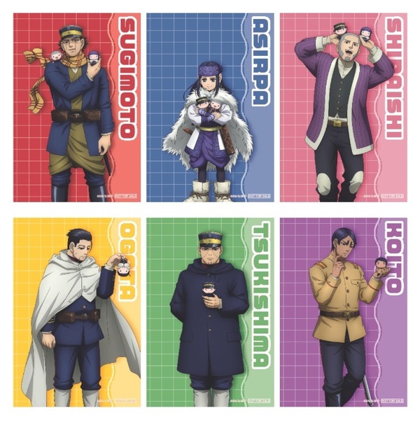 ゴールデンカムイ TOPPA!!! BASE AKIBA 尾形百之助 ゴールデンカムイ」杉元、尾形百之助、鯉登少尉らが“自分のぬい”を持っ
