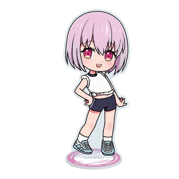 グリッドマン ユニバース」宝多六花&新条アカネが体操服姿で描き下ろし