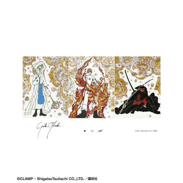 CLAMP「魔法騎士レイアース」「ツバサ」「CLOVER」がアートなアパレル
