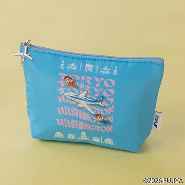 ペコちゃんがANAのCAに♪ 国際線就航40周年記念デザインのグッズが登場