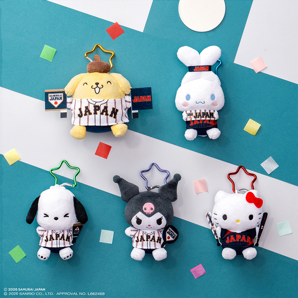 ポムポムプリンがヘッスラ!? 「サンリオ」×侍ジャパンのコラボくじが