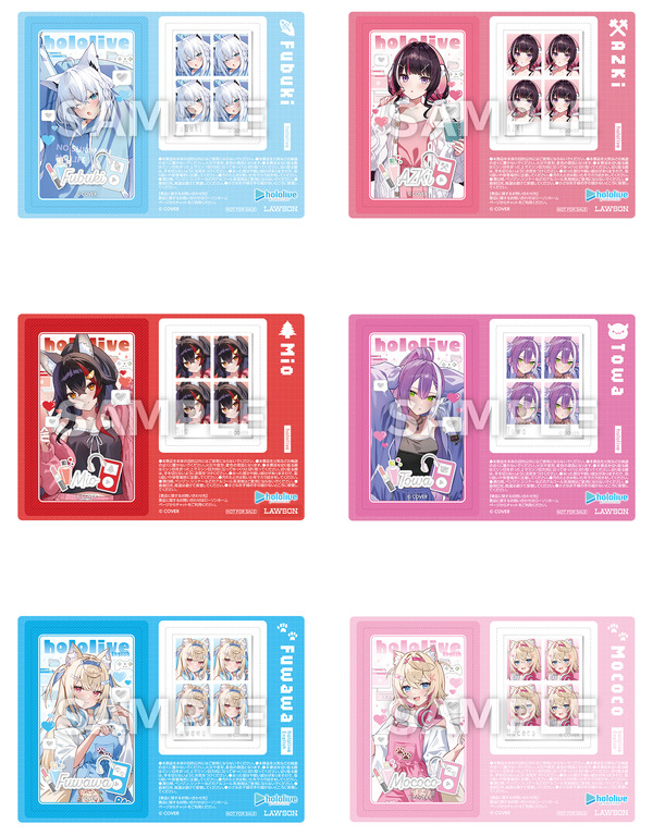 ホロライブ」白上フブキ、常闇トワらがローソンに登場！描き下ろし
