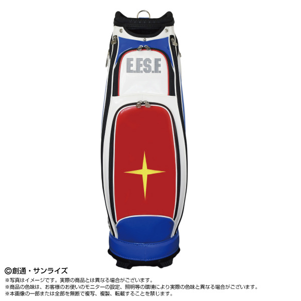 キャディバッグ シャア専用ザク、出る！「ガンダム」のゴルフグッズで