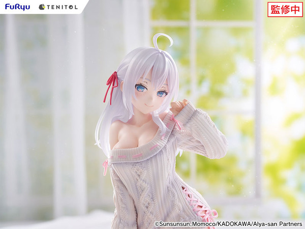 ロシデレ」アーリャの大胆なニット姿をフィギュア化！はだけたニット