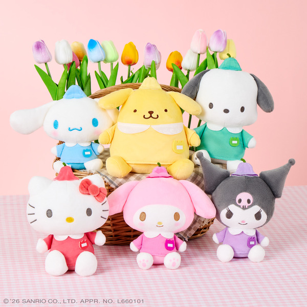 pream プリィム サンリオ ぬいぐるみ ハローキティ 伊勢丹 限定 新品 ポムポムプリン、キティがチューリップの妖精に♪「サンリオ