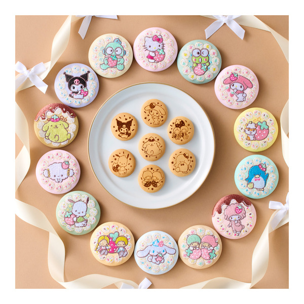 ハローキティ シナモロール 缶バッジ サンリオ」キティ、シナモロール、パティ＆ジミーも甘～くデザイン