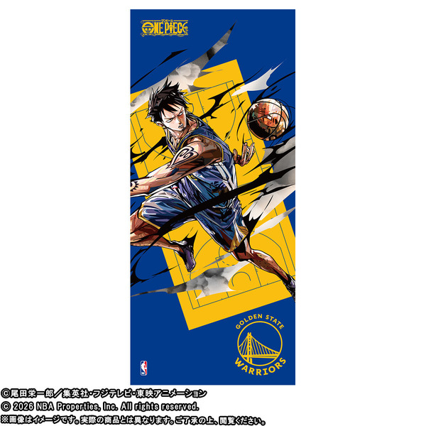 ワンピース」ルフィ、サボ、シャンクスがNBA選手に!? コラボTシャツ