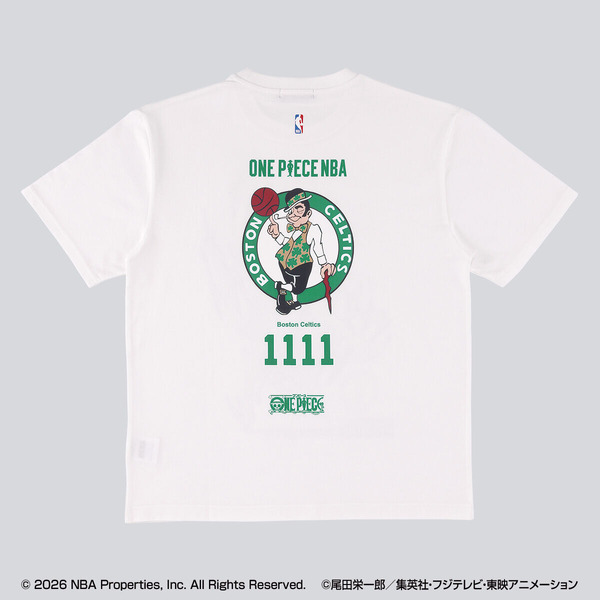 ワンピース」ルフィ、サボ、シャンクスがNBA選手に!? コラボTシャツ
