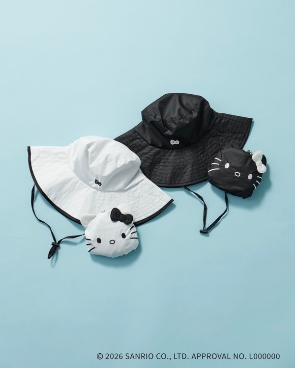 サンリオ」キティのシックな“雨の日”アイテムが登場！大人っぽい