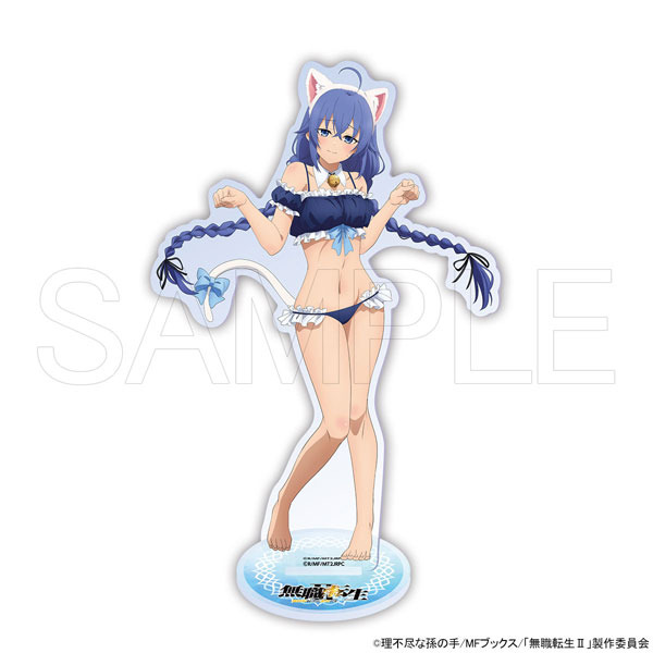 無職転生　アニマル水着　ロキシー　キャット　BIG アクリルスタンド　抽選当選品 無職転生」ロキシー師匠、アニマル水着で大胆姿を披露☆ ラビット