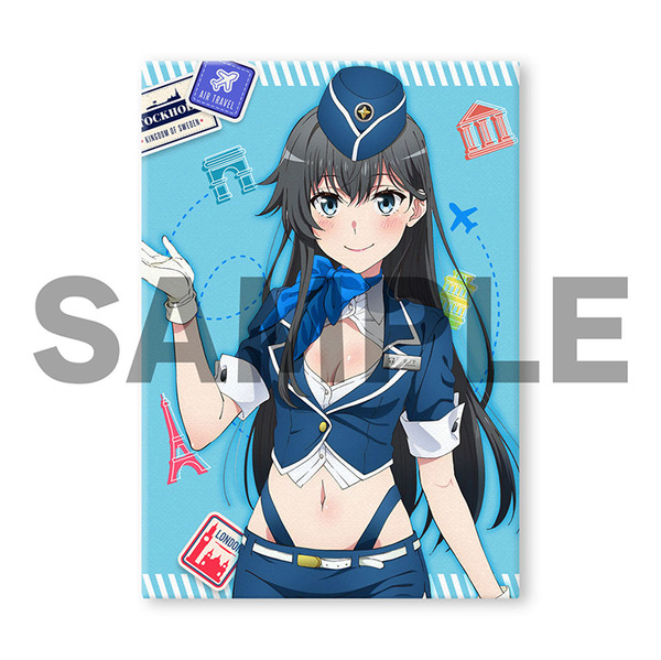 ヘソ出しルックにドキドキ☆「俺ガイル」雪乃、結衣、いろは、小町がCA