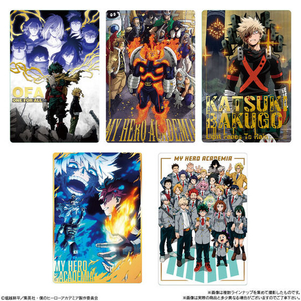 ヒロアカ」箔押し仕様の歴代キービジュアルなど全36種！カード付き