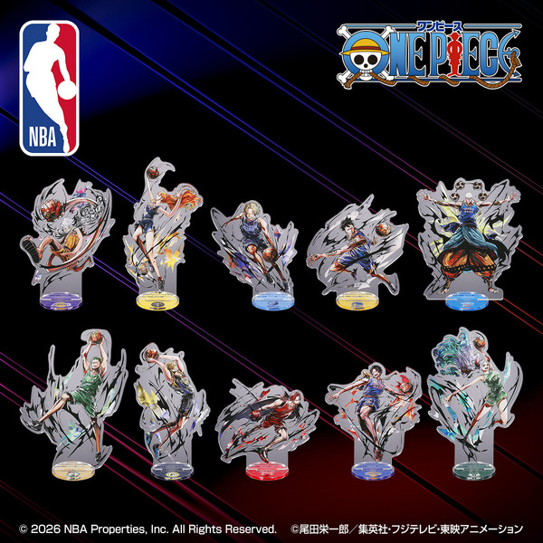 サボがドリブル！ エースはダンク!? 「ワンピース」×NBAコラボのトート