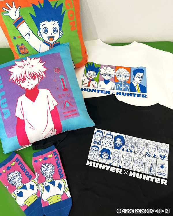 HUNTER×HUNTER」ポップな限定アイテムがサンキューマートに登場♪全品