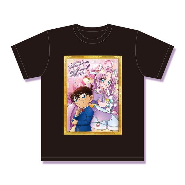 名探偵コナン プリキュア コラボ Tシャツ (Mサイズ) B2タオル 2点セット コナン君×キュアアンサーをグッズ化☆ 「名探偵コナン」×「名探偵
