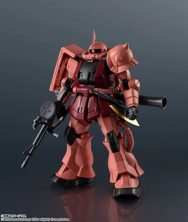 「機動戦士ガンダム」シャア専用ザクがGUNDAM UNIVERSEより登場！ モノアイの稼働ギミックで表情豊かにポージング可能