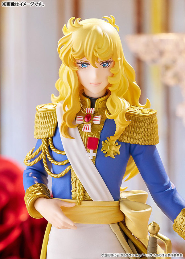 “心は自由だからだ!”「ベルサイユのばら」オスカルが麗しくフィギュア化! 薔薇を手にした気品あふれる姿に注目