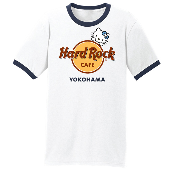 ハローキティが「ハードロックカフェ」とコラボ♪ 横浜＆大阪2店舗の