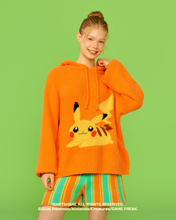 「ポケモン」ピカチュウ、イーブイたちを韓国ブランドがカラフルな感性で表現☆ パジャマセットやショッパー登場【wiggle wiggle】