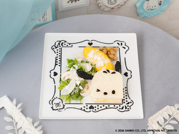 「サンリオ」ポチャッコがウエイター姿でお出迎え♪限定メニュー&描き下ろしグッズ登場の涼しげなカフェ開催【7月2日~】