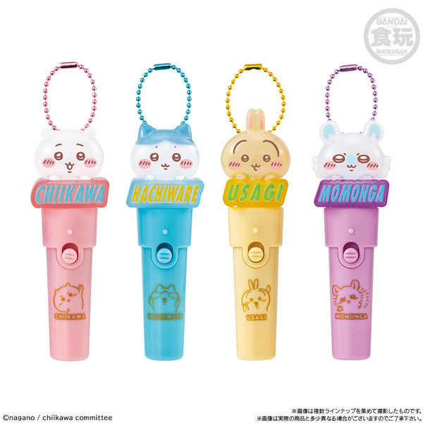 香港限定 海外限定 ちいかわ うさぎ ハチワレ 応援手燈3種セット ペンライド ちいかわやハチワレたちがキュートなスティックライトに☆カバンに着け