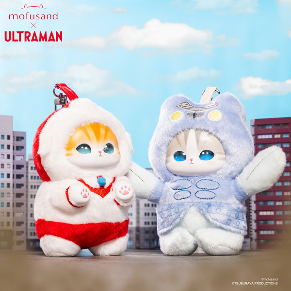 ウルトラマンに扮したにゃんこが可愛すぎる♪ 「mofusand×ウルトラマン