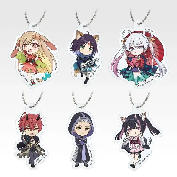 超かぐや姫！ オリジナルラベル 第2弾 アクリルチャーム ヤチヨ　3枚 超かぐや姫」かぐや、彩葉、ヤチヨ、ブラックオニキスたちもズラリ