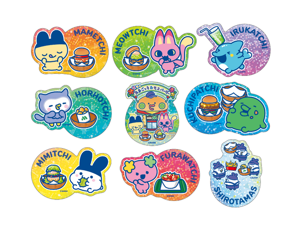 たまごっち」×モスバーガーコラボ第2弾！まめっちたちがハンバーガーや