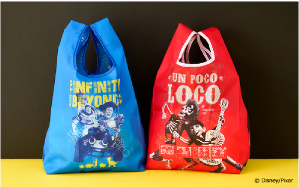 「トイ・ストーリー」「リメンバー・ミー」エコバッグ&タオル、ローソン限定販売