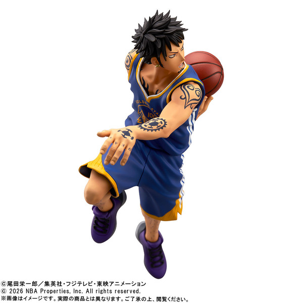 新品未使用 ワンピース NBA トラファルガー・ロー 4点セット ローのカッコいいパスに痺れる♪ 「ワンピース」×NBAコラボの