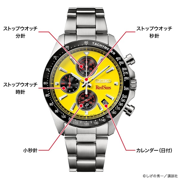 頭文字D」高橋啓介の愛車“RX-7”をイメージ！腕時計が登場＆限定1995点