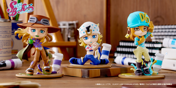 「スティール・ボール・ラン ジョジョの奇妙な冒険」ジョニィ、ジャイロ、ディエゴがデフォルメフィギュアに!「PalVerse Palé.」登場☆ | アニメ!アニメ!