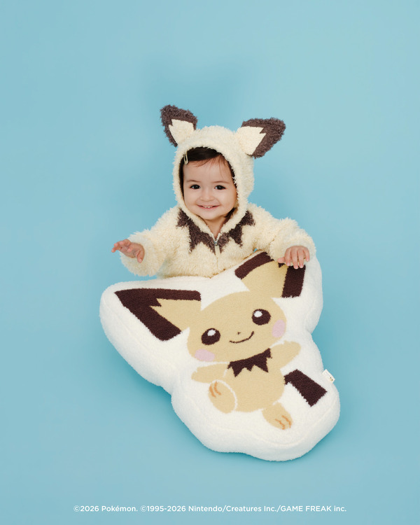 ポケモン」×ジェラピケコラボ第3弾！ ピカチュウやマリルたちを