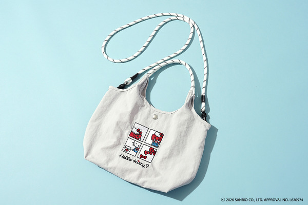 ★ハローキティ 2WAYミニトートバッグ　まとめ売り　未使用6点 ハローキティの繊細な刺繍がかわいい♪ 完売したミニショルダーバッグ