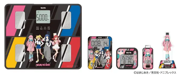 「ぼざろ」結束バンド4人が健康管理をナビ! タニタコラボの全14アイテムが登場 | アニメ!アニメ!