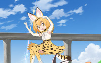 「けものフレンズ2」新ビジュアル公開！ サーバル＆カラカルの後ろに“キラキラ”光るものが... 画像