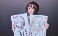 「FGO」悠木碧さんのイラストがもらえる！ “カルデア放送局”で描いたアビー＆酒呑を抽選で2名に 画像