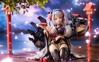 「アズールレーン」プリンツ・オイゲン、豪華絢爛な“百花繚乱”スキンを再現！ 1/7スケールフィギュア登場 画像