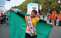 声優・野中藍さん　神戸マラソン2013の42.195キロ、5時間10分28秒で完走 画像