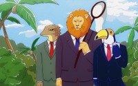 「アフリカのサラリーマン」幻の動物の捜索を頼まれたライオンたちは…？ 第2話先行カット 画像