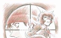 「名探偵コナン　異次元の狙撃手」2014年4月19日公開、青山剛昌描き下ろしビジュアル 画像