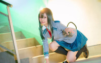 【コスプレ】「ヒロアカ」蛙吹梅雨ちゃんの躍動感を再現！ 女子高生レイヤー・KAPI【写真17枚】 画像