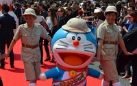ドラえもんが南の島でレッドカーペット登場　第6回沖縄国際映画祭を盛りあげる。 画像