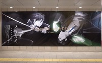 「ノラガミ ARAGOTO」夜トVS恵比寿の描き下ろし巨大看板が大阪・梅田に登場 画像
