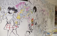 今石洋之、すしおら、TRIGGERのアニメーターたちが渋谷パルコを惜しんで壁面ペイントを実施 画像