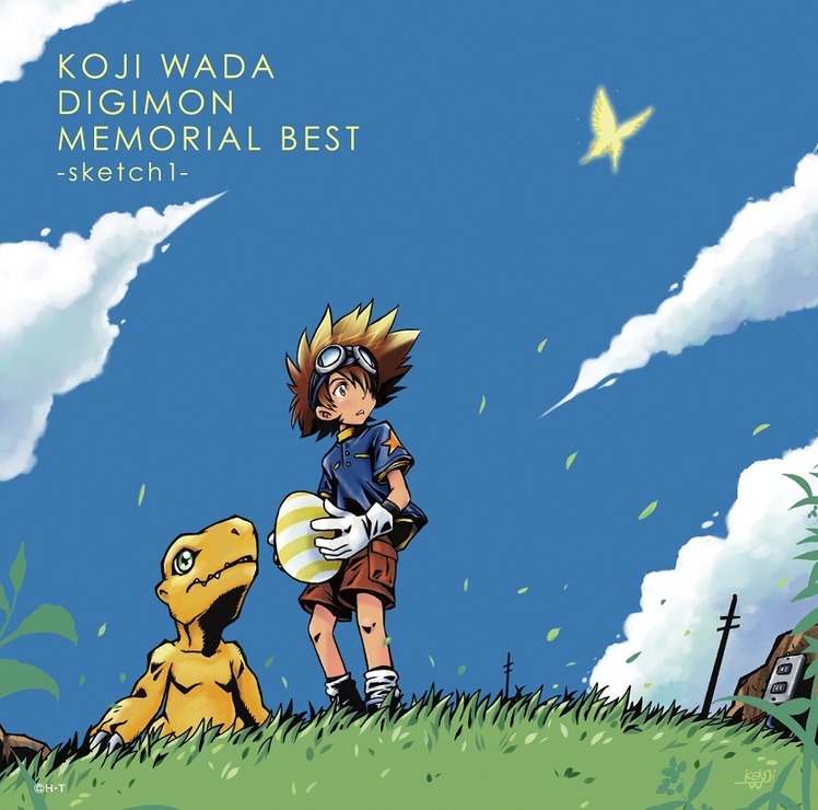 「KOJI WADA DIGIMON MEMORIAL BEST-sketch1-」(C)本郷あきよし・東映アニメーション