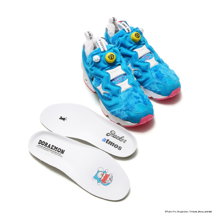 INSTAPUMP FURY OG PAD DORAEMON（2万円）／リーボック クラシック×パッカー シューズ×アトモス『ドラえもん』